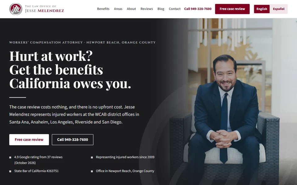 Option B, home page