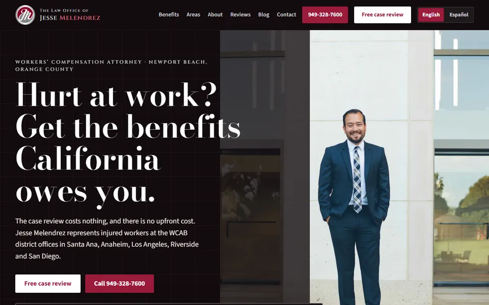 Option C, home page